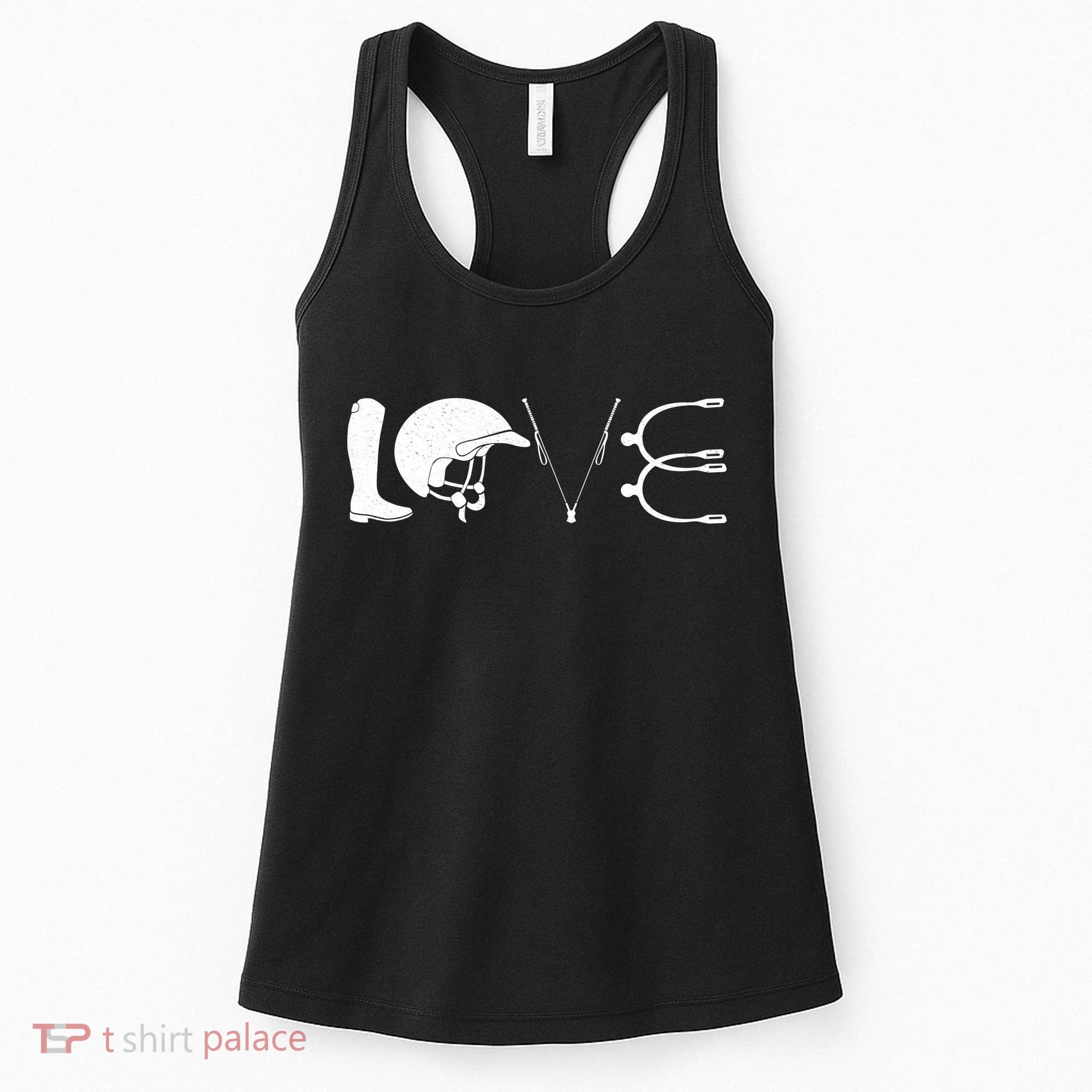 Love Horseback Riding Horse Fan Women's Tank Top