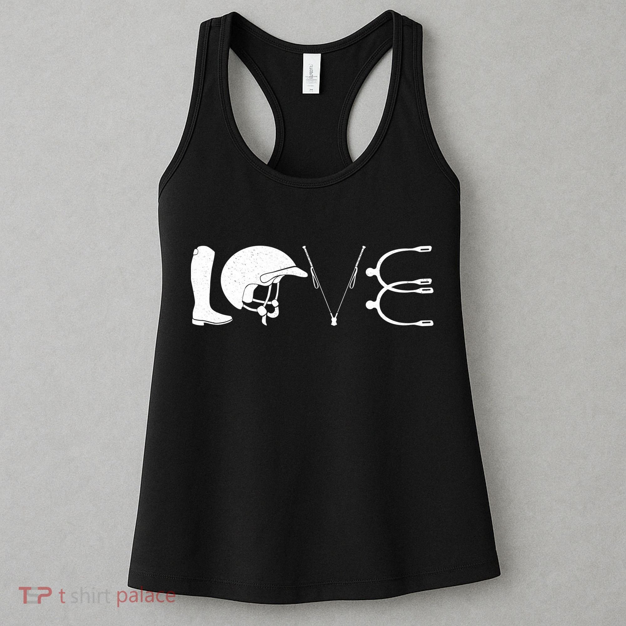 Love Horseback Riding Horse Fan Women's Tank Top