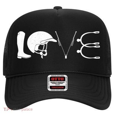 Love Horseback Riding Horse Fan Hat