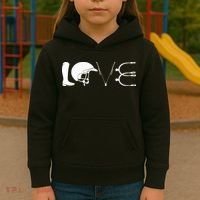 Love Horseback Riding Horse Fan Kids Hoodie thumb 3