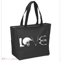 Love Horseback Riding Horse Fan Tote Bag thumb 2