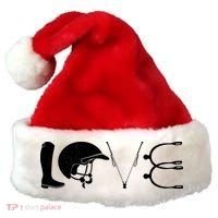 Love Horseback Riding Horse Fan Santa Hat thumb 0