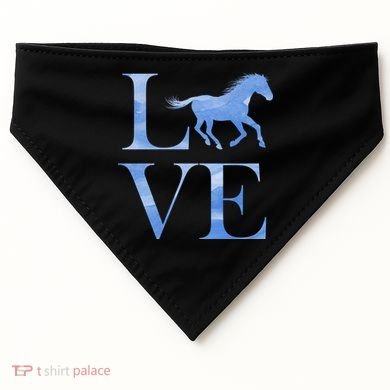 Love Horses USA-Made Doggie Bandana