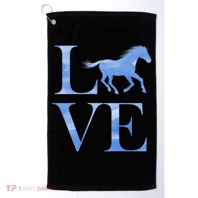 Love Horses Golf Towel