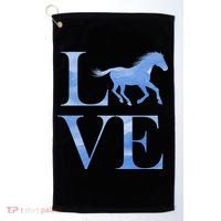 Love Horses Golf Towel thumb 0