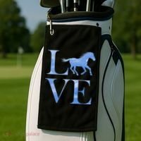 Love Horses Golf Towel thumb 2