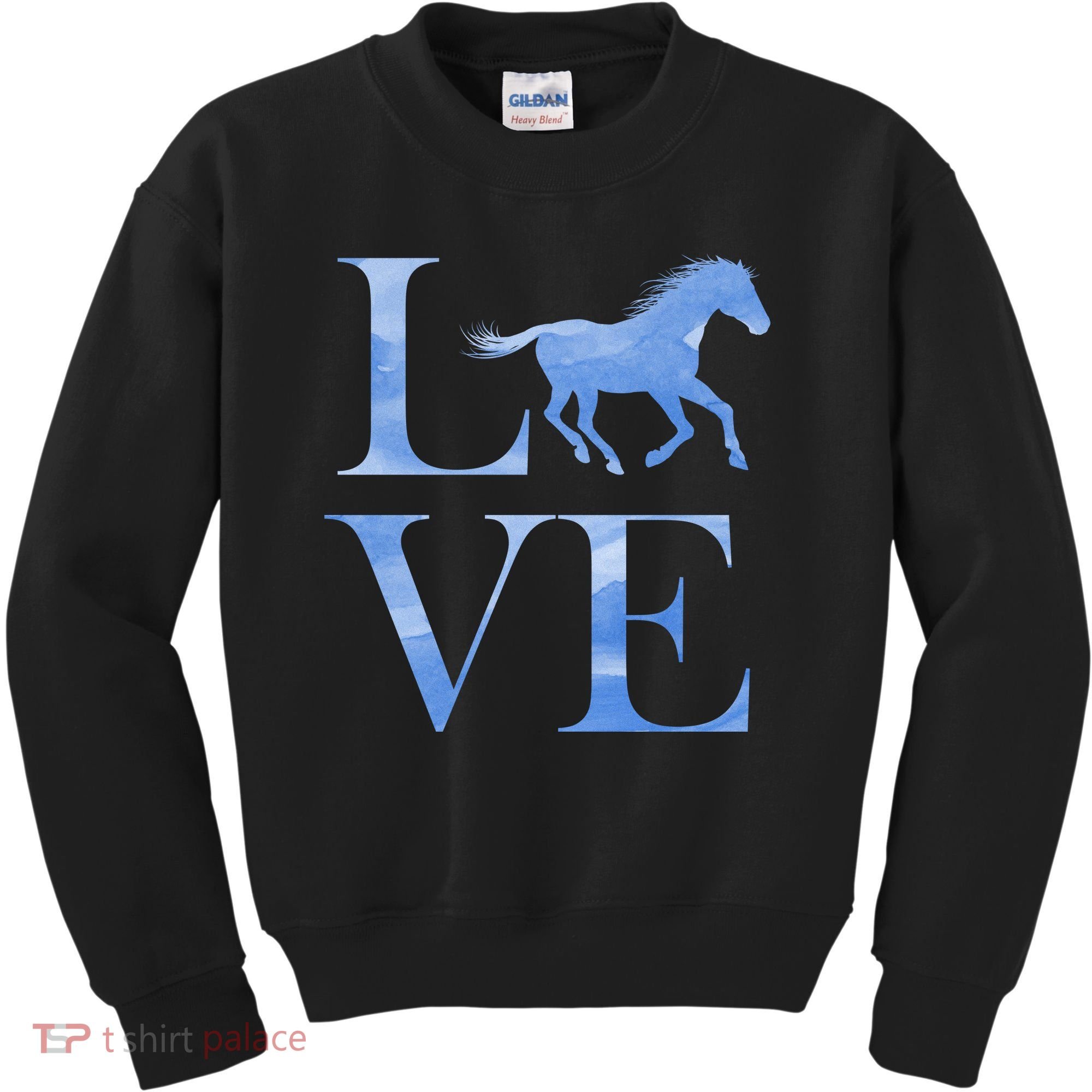 Love Horses Kids Sweatshirt