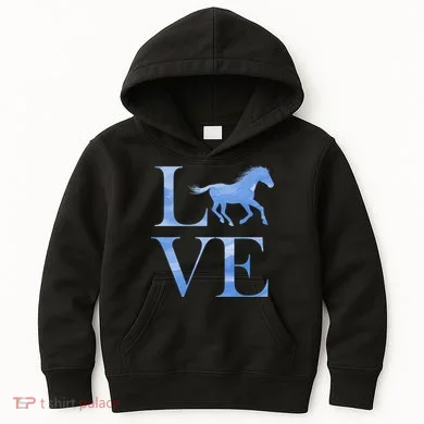 Love Horses Kids Hoodie