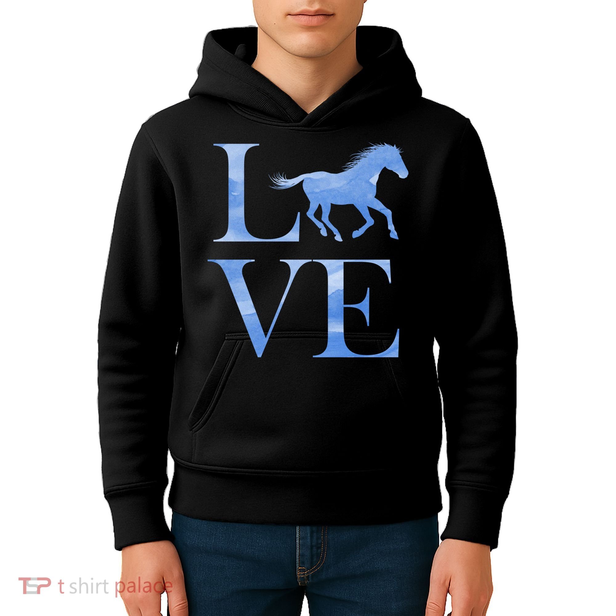 Love Horses Kids Hoodie
