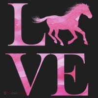 Love Horses Pink Logo Women's Sweatshirt thumb 2