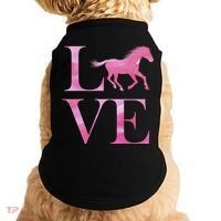 Love Horses Pink Logo Doggie Tank thumb 0