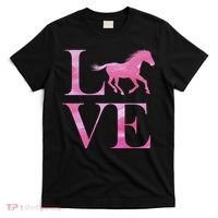Love Horses Pink Logo T-Shirt thumb 0