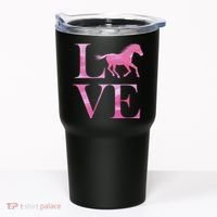 Love Horses Pink Logo Tumbler thumb 0