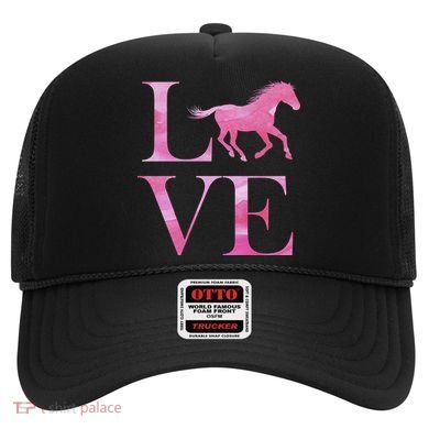 Love Horses Pink Logo Hat