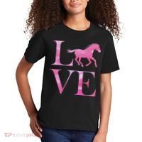 Love Horses Pink Logo Kids T-Shirt thumb 2