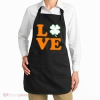 Love Irish Clover Shamrock St. Patrick's Day Apron thumb 2