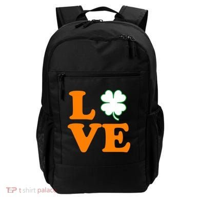 Love Irish Clover Shamrock St. Patrick's Day Backpack
