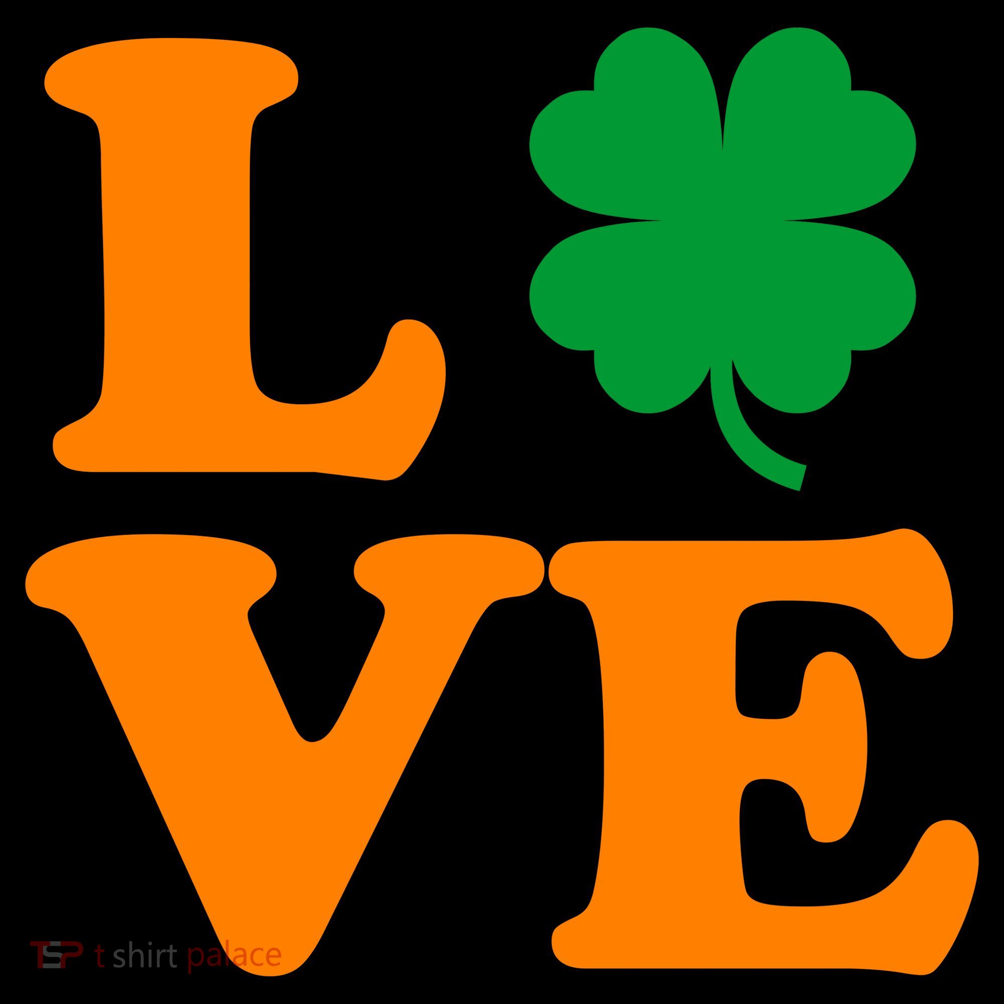 Love Irish Clover Shamrock St. Patrick's Day Coffee Mug