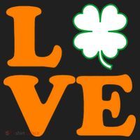 Love Irish Clover Shamrock St. Patrick's Day Beanie thumb 2