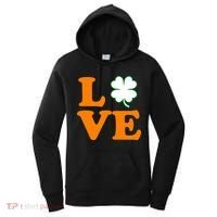 Love Irish Clover Shamrock St. Patrick's Day Women's Hoodie thumb 0