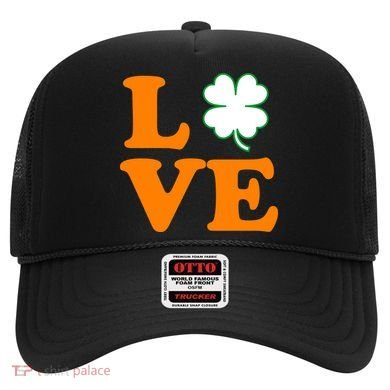 Love Irish Clover Shamrock St. Patrick's Day Hat