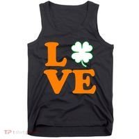 Love Irish Clover Shamrock St. Patrick's Day Tank Top thumb 0