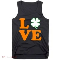 Love Irish Clover Shamrock St. Patrick's Day Tank Top thumb 0