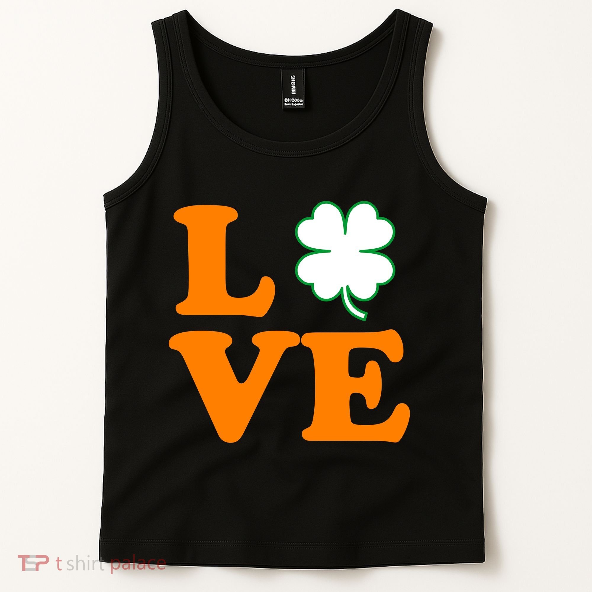 Love Irish Clover Shamrock St. Patrick's Day Tank Top