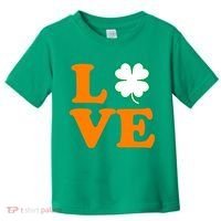 Love Irish Clover Shamrock St. Patrick's Day Toddler T-Shirt thumb 0