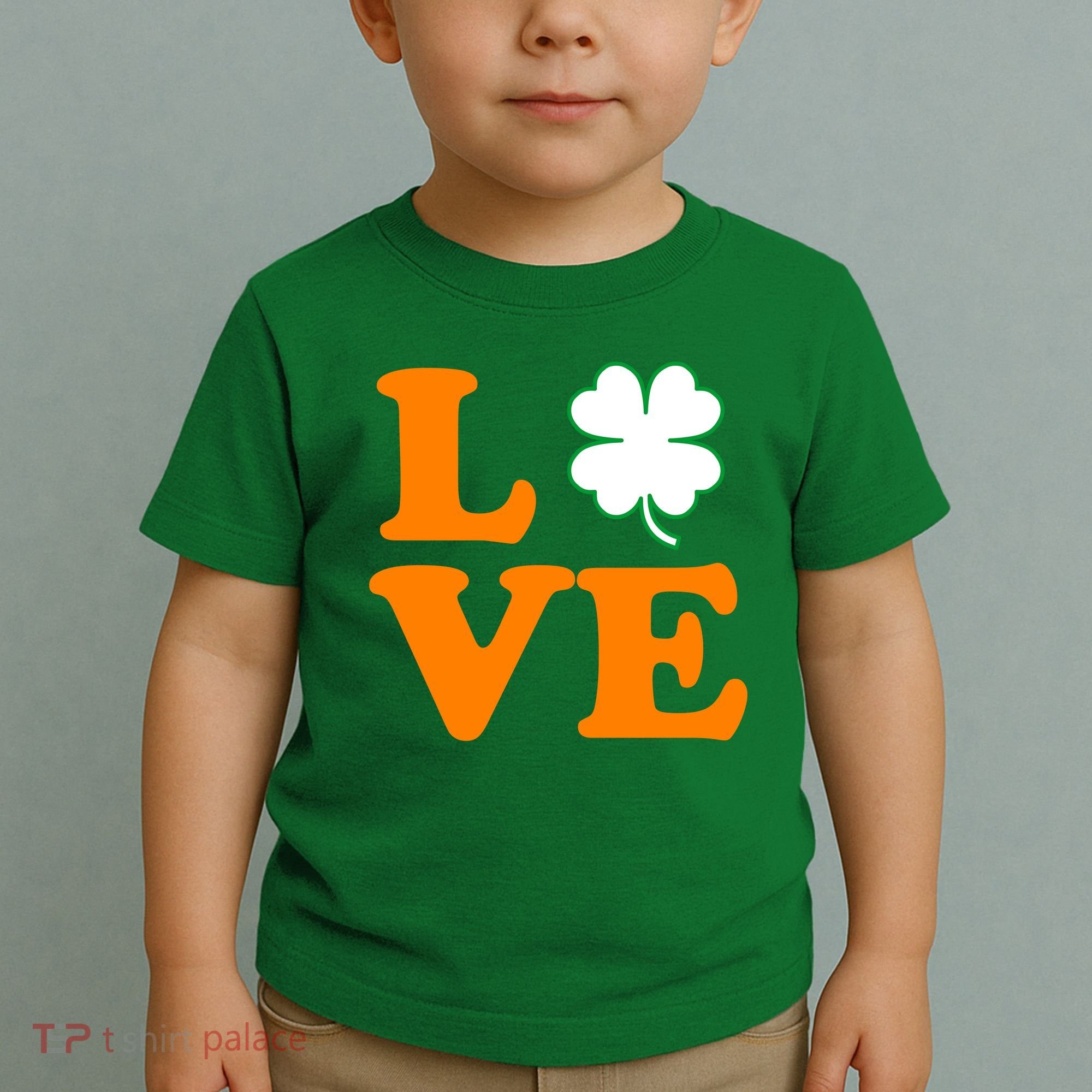 Love Irish Clover Shamrock St. Patrick's Day Toddler T-Shirt