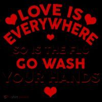 Love Is Everyone So Is the Flu Coffee Mug thumb 5