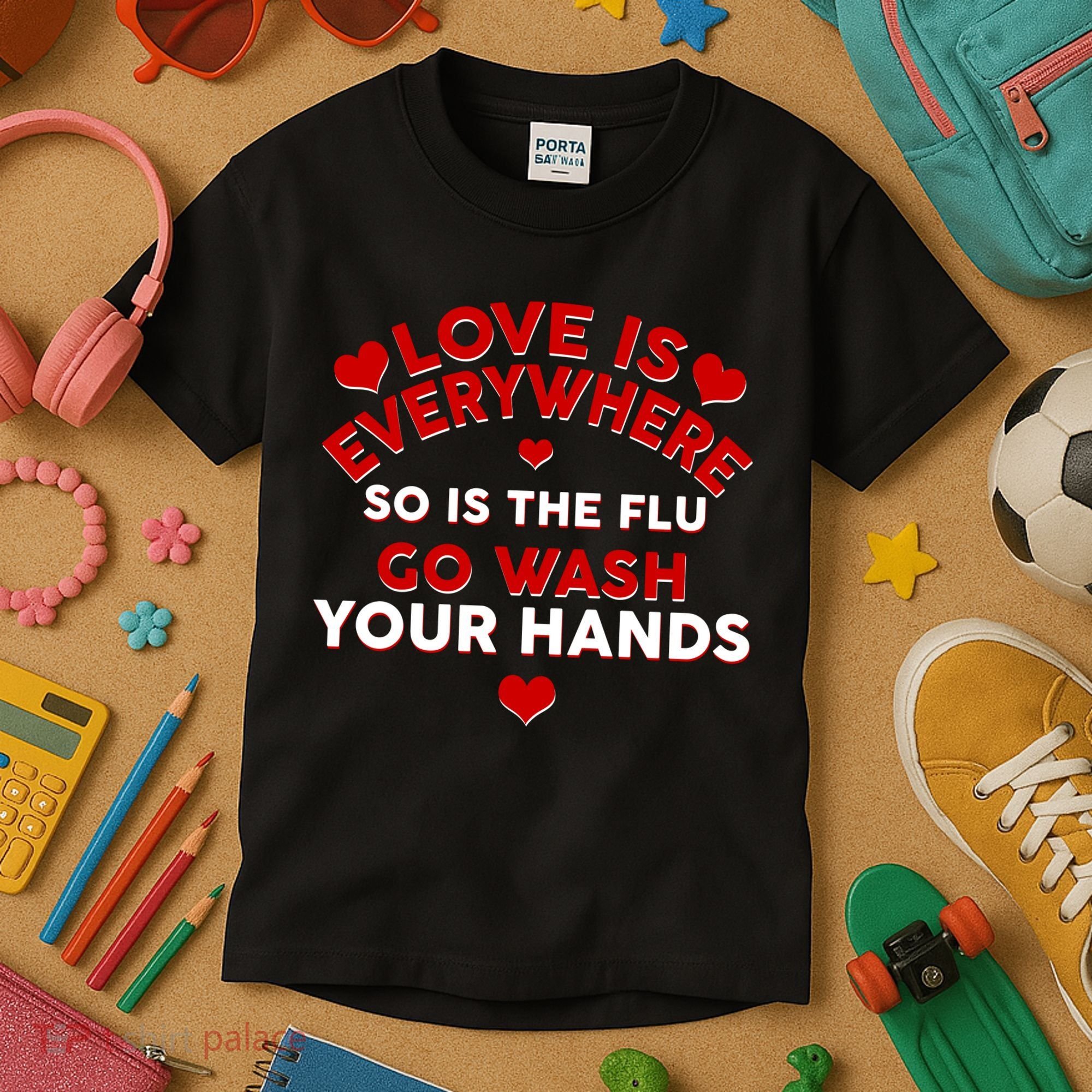 Love Is Everyone So Is the Flu Kids T-Shirt