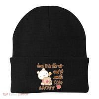 Love Is In The Air And It Smells Like Coffee Teddy Bear Beanie thumb 0
