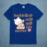 Love Is In The Air And It Smells Like Coffee Teddy Bear T-Shirt thumb 5