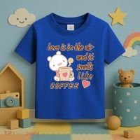 Love Is In The Air And It Smells Like Coffee Teddy Bear Toddler T-Shirt thumb 3
