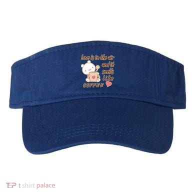 Love Is In The Air And It Smells Like Coffee Teddy Bear Visor