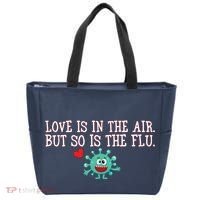 Love Is In The Air But So is the Flu Tote Bag thumb 0