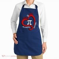 Love Is Like Pi Real Irrational Never Ending Apron thumb 2
