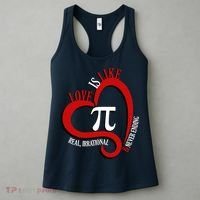 Love Is Like Pi Real Irrational Never Ending Women's Tank Top thumb 3