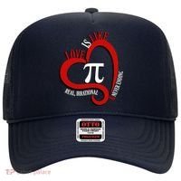 Love Is Like Pi Real Irrational Never Ending Hat thumb 0