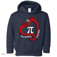 Love Is Like Pi Real Irrational Never Ending Toddler Hoodie thumb 0
