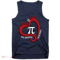 Love Is Like Pi Real Irrational Never Ending Tank Top thumb 0