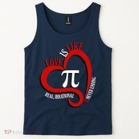 Love Is Like Pi Real Irrational Never Ending Tank Top thumb 2