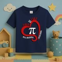 Love Is Like Pi Real Irrational Never Ending Toddler T-Shirt thumb 3