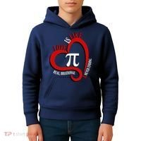 Love Is Like Pi Real Irrational Never Ending Kids Hoodie thumb 4