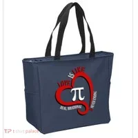 Love Is Like Pi Real Irrational Never Ending Tote Bag thumb 2