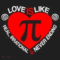 Love Is Like Pi Valentines Women's Sweatshirt thumb 2