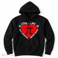 Love Is Like Pi Valentines Hoodie thumb 0