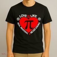 Love Is Like Pi Valentines T-Shirt thumb 3