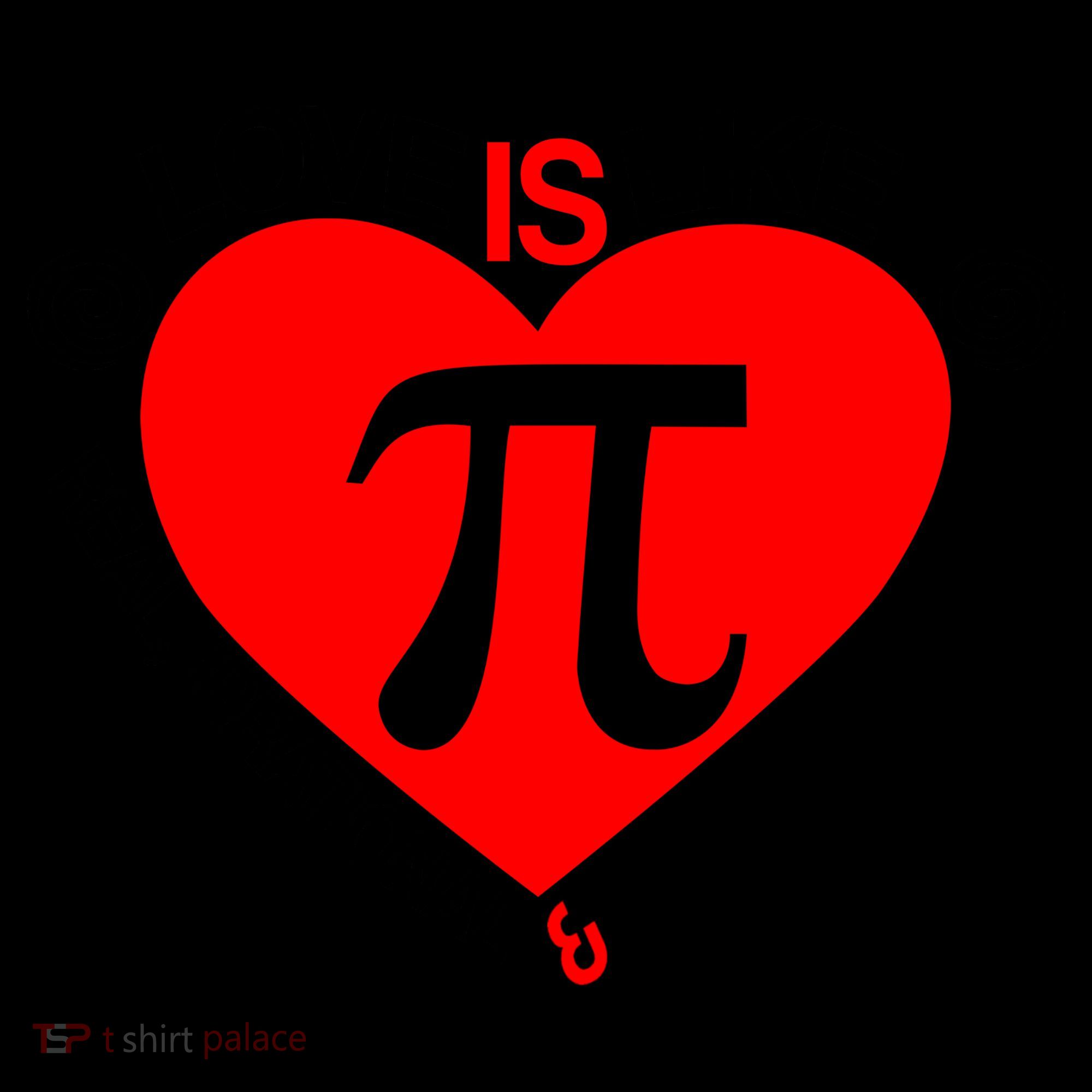 Love Is Like Pi Valentines Coffee Mug